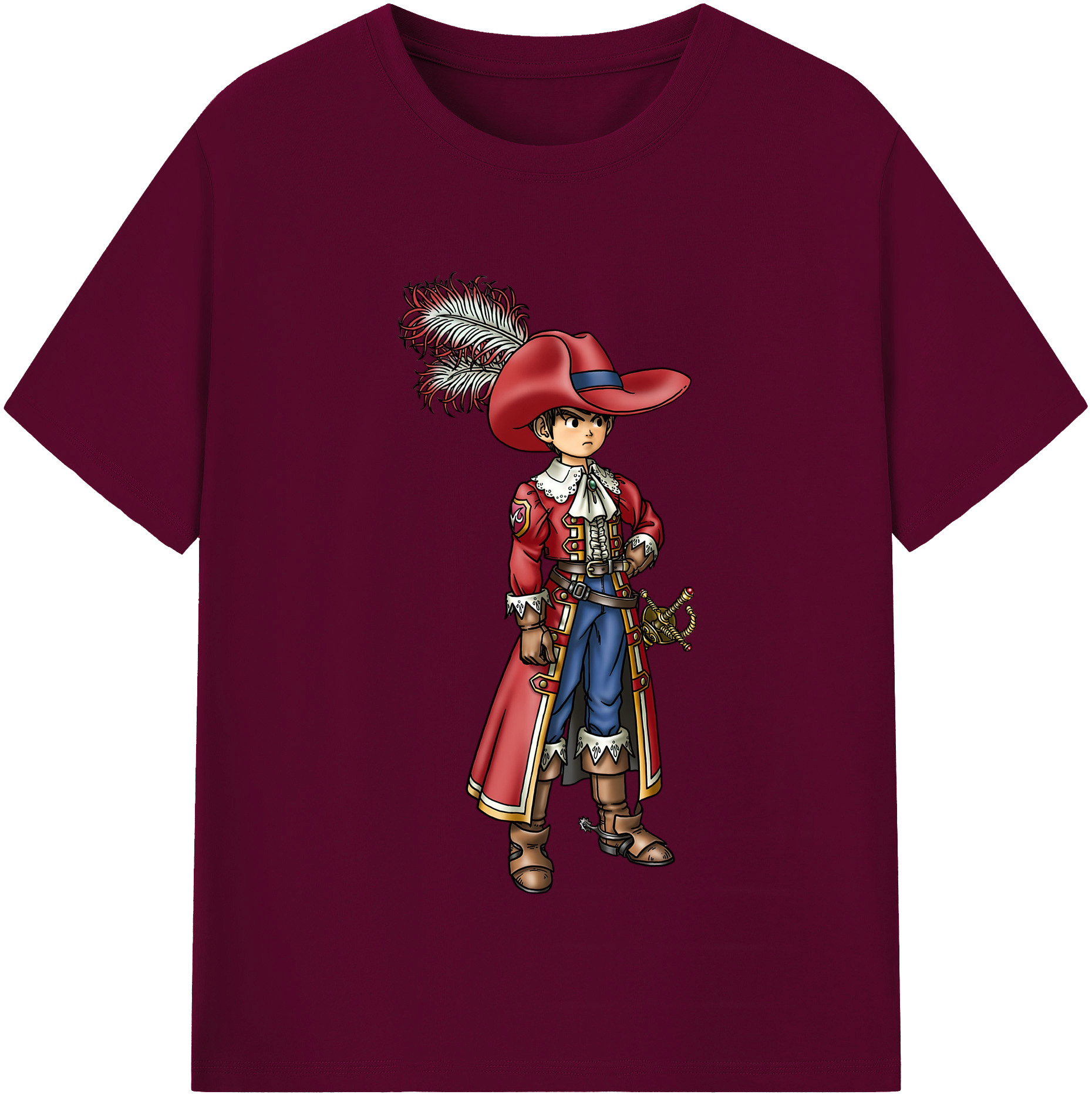 （画像用） ドラゴンクエスト Doragon Kuesuto Dragon Quest レディースカジュアルプリントTシャツ（綿100％）